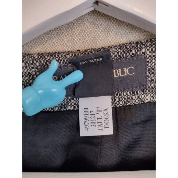 Banana Republic Blazer Women's XS Gray Tweed 3/4 Sleeve Office Corpcore Jacket - Picture 9 of 9